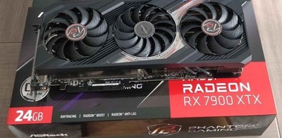 ASRock AMD Radeon RX 7900 XTX Phantom Gaming OC 24GB GDDR6 Graphics Card