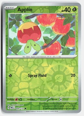 Applin [PRE - 009/131] Common Reverse Holofoil NM