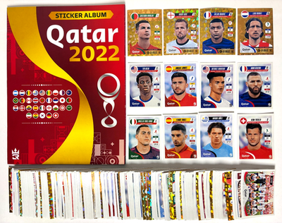 2022 ALBUM FIFA World Cup Qatar 3R + Full Set 376/376 Stickers