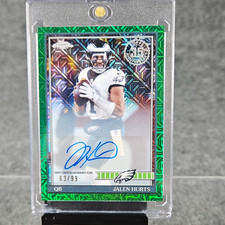 Topps Chrome 2026 Jalen Hurts Autograph Philadelphia Eagles #91TC-43 63/99