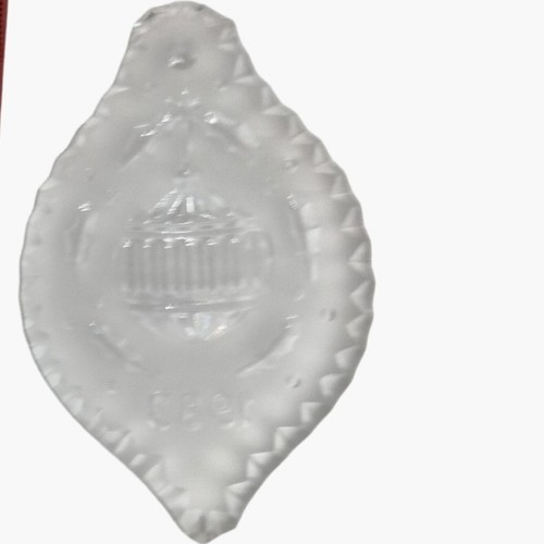 Waterford Crystal Christmas Ornament 1983 glass Red velvet bag - Picture 3 of 7