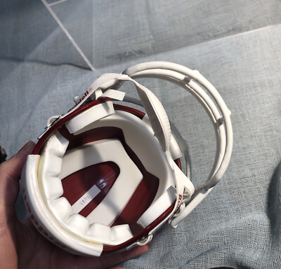 clayton ok football helmet Mark Clayton signed Oklahoma Sooners Mini Helmet riddell football