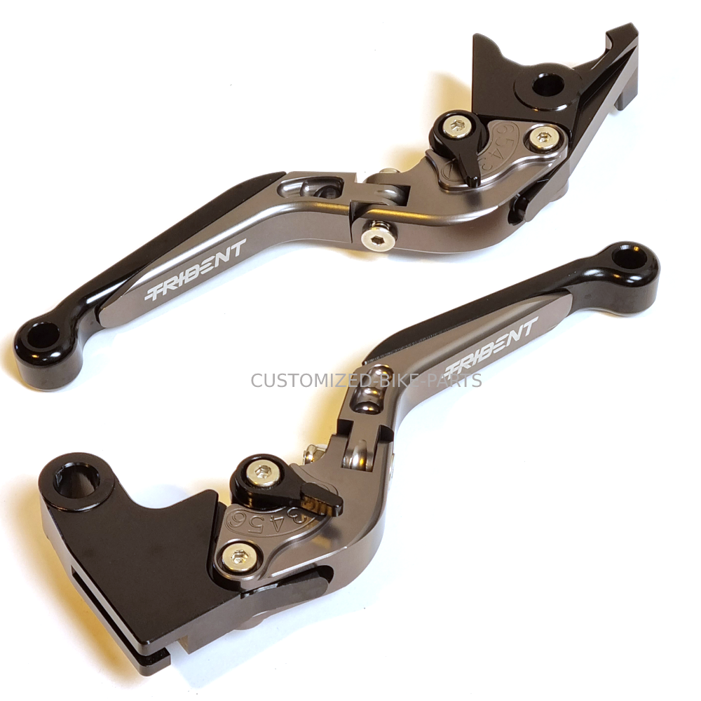 Triumph Trident 660 20212023 Titanium Adjustable Extendable Brake Clutch Levers eBay