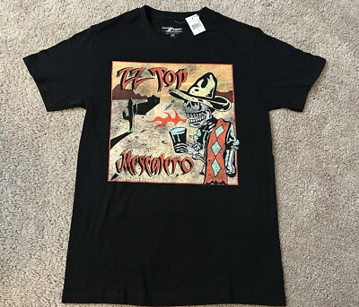 ZZ Top Mescalero Men's T-Shirt Small 100% Cotton Retro NWT