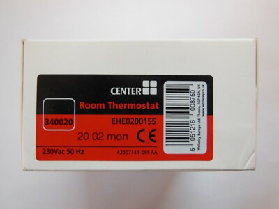 Plumb Center 340020 Analogue Room Thermostat Ehe0200155 for sale online |  eBay