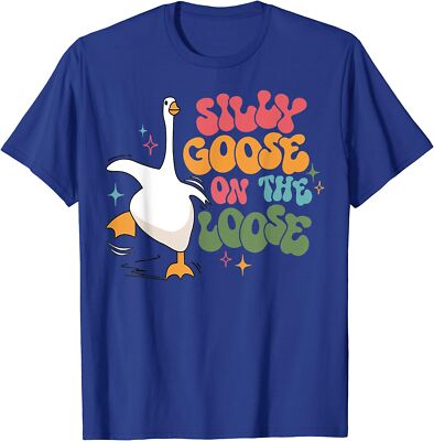Silly Goose On The Loose Groovy Silly Goose Club Unisex T-Shirt
