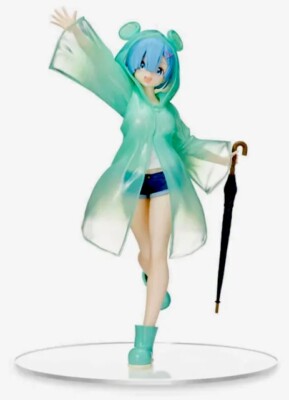 Sega Re:Zero Super Premium Figure - REM (Rainy Day Version) With Stand
