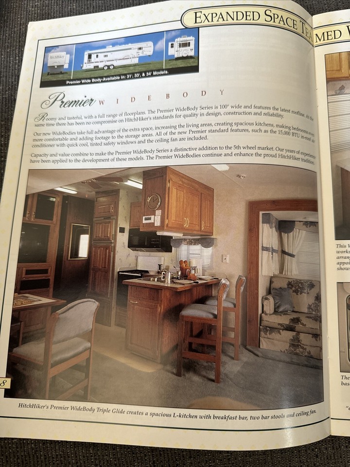 1996 Hitchhiker Fifth Wheel RV Brochure Nu Wa Chanute KS eBay
