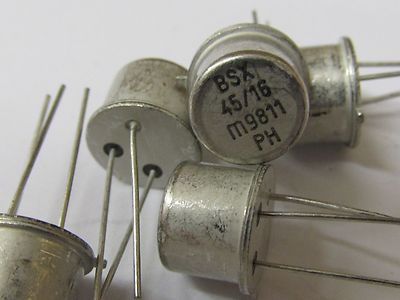 10 Stück - BSX45-16 - PHILIPS NPN Transistor - TO39