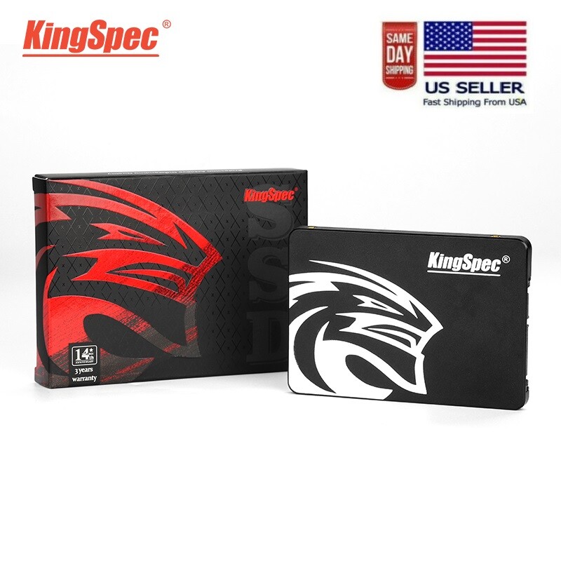 KingSpec SSD 180?GB 2.5インチsata3?3d TLC内部SSDドライブfor PC、ノートパソコン、Mac KingSpec SSD 2.5