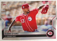 Vladimir Gutierrez 2022 Topps Now Road To Opening Day SP #OD-317 CINCINNATI REDS