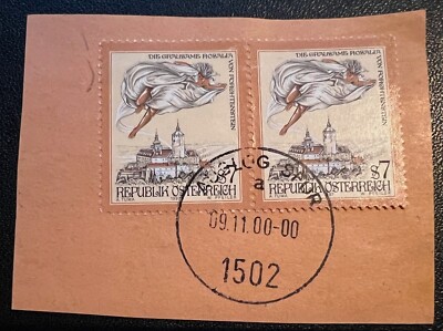 Österreich Feldpost Briefstücke AUCON SFOR 1502 a, 2000
