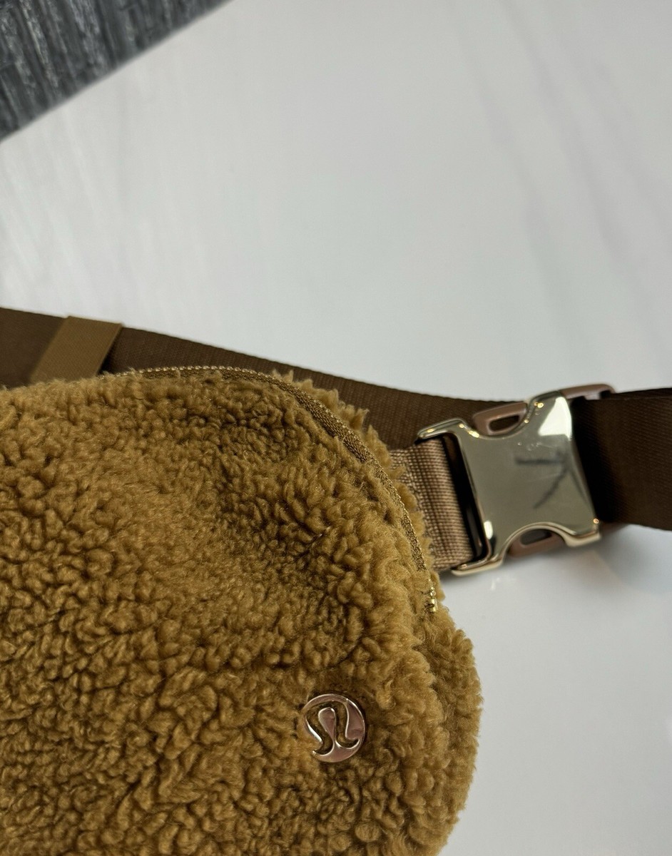 Lululemon Everywhere Belt Bag Burnt Caramel Camel Brown Fur Fanny Pack |  eBay