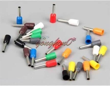 100pcs 20AWG TE7508 insulated wire ferrules dual wire cord terminal orange #f8