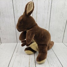VINTAGE FOLKMANIS FOLKTAILS LARGE KANGAROO MOM  JOEY PLUSH TOY PUPPET 20 INCH