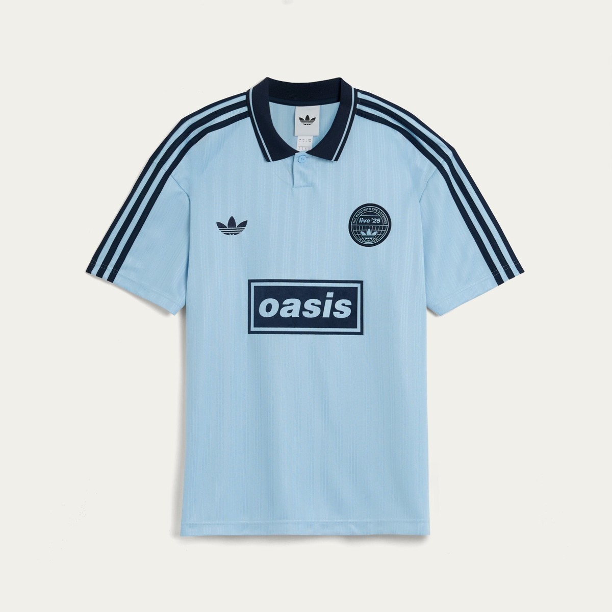 Oasis Live '25 x Adidas ,Tour Jacquard Jersey | Blue