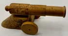 1920s  Jefferson Davis Memorial Fairview Ky  Wood Carved  Cannon Souvenir