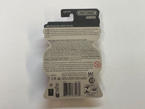 2023 MATCHBOX MOVING PARTS 1980 MERCEDES-BENZ 450 SEL BLUE FREE SHIPPING - Picture 5 of 5