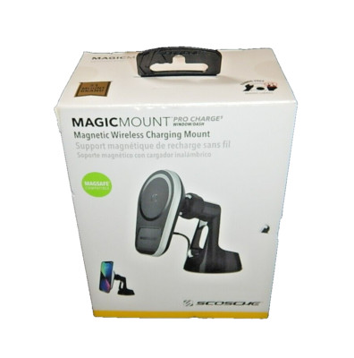 Scosche Magic Mount Pro Charge5 Window / Dash Charging Mount - MPQ5WD-XTSP