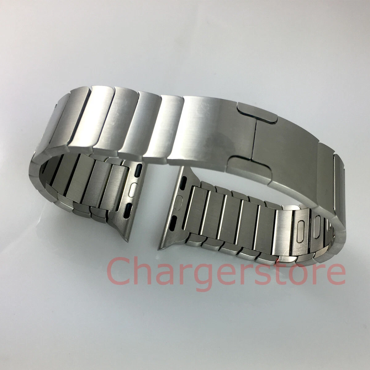 Link Strap Silver Metal Bracelet Apple Watch 40MM 41MM Series 4 5