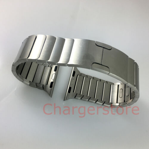 Original Apple Watch Link Bracelet band stainless steel 38mm 40MM 41MM Silver - Picture 1 of 12