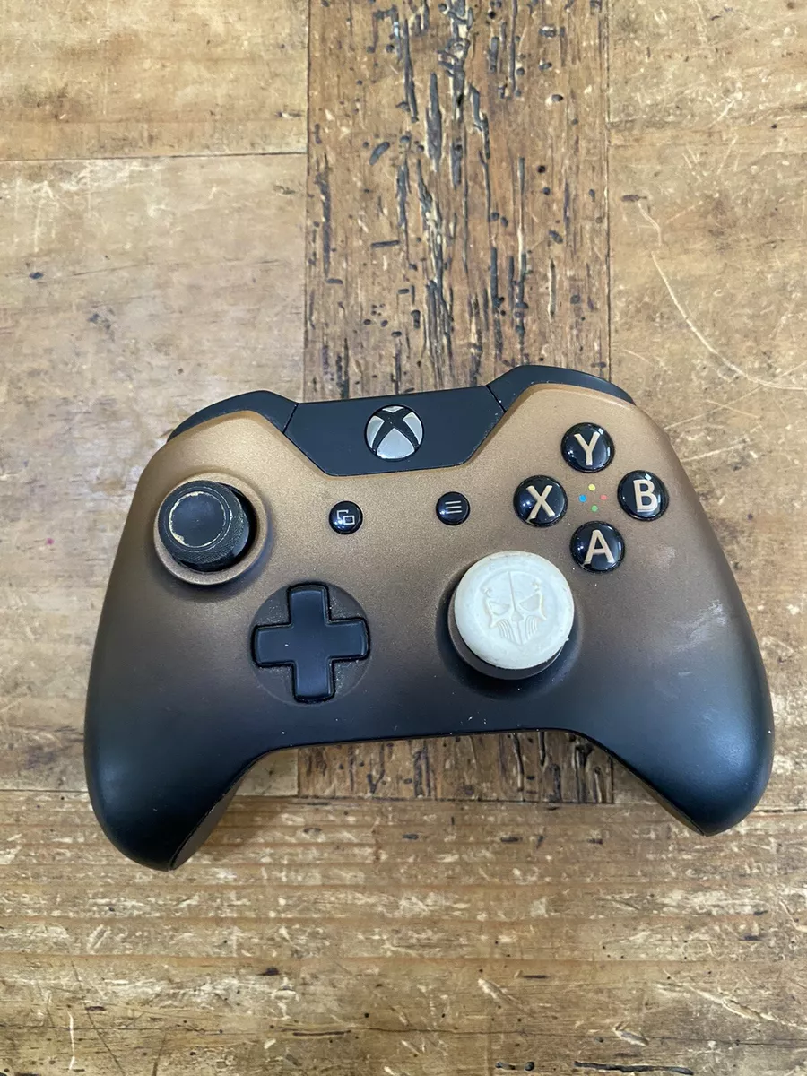 Microsoft Wireless Controller hombre brown and black for Xbox ONE Model 1697