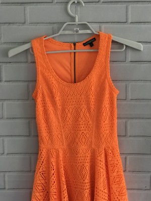 neon orange shirt dress orange mini dress Celly Mini Dress Neon Orange XS-parroquiadesanalbertomagno.com