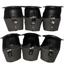6pcs Leather Billiard Pool Table Pockets Drop Pockets Replacement BLACKKAI-BT-DR