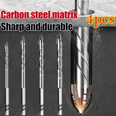 New Four-Flute Sawtooth Eccentric Drill Bit, Cozy Hoome Efficient Drill Bits US