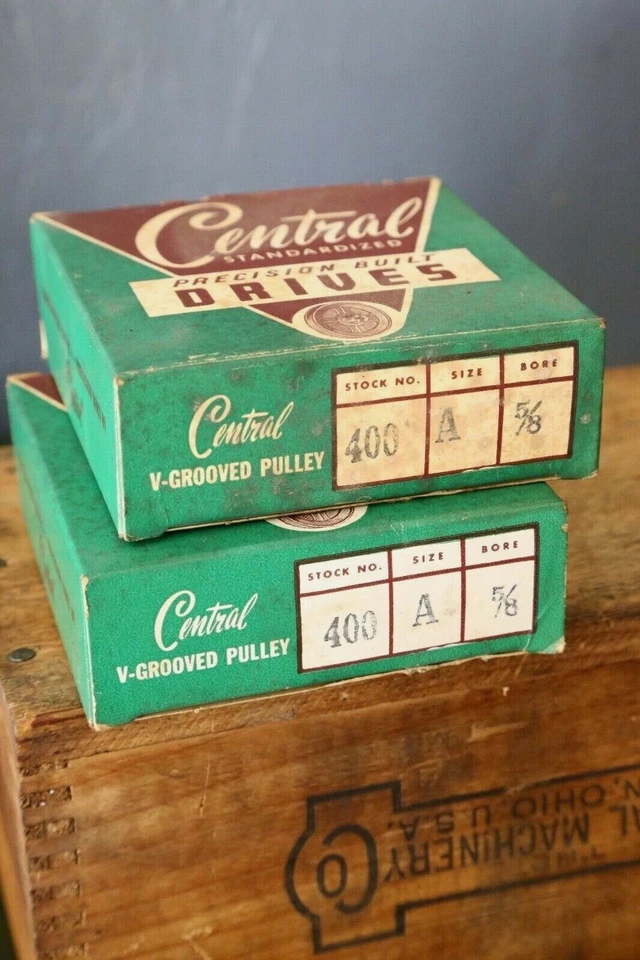 Sierra de cinta de fundición a presión central máquina de torno de polea de 4" herramientas de precisión lote de 2 Foto 4 de 4