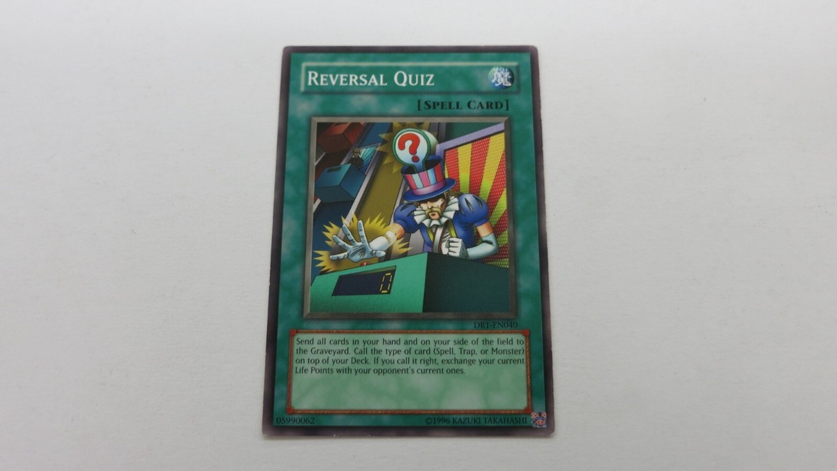 what yugioh card am i quiz Yu-Gi-Oh! - Reversal Quiz (DR1-EN040) - Dark Revelations 1