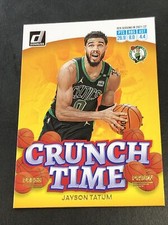 Jayson Tatum Crunch Time Gold Press Proof - 2022-23 Donruss Basketball #11