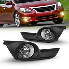 fit for 2013-2015 Nissan Altima Sedan 4Dr Fog Lights Lamps Kit L+R