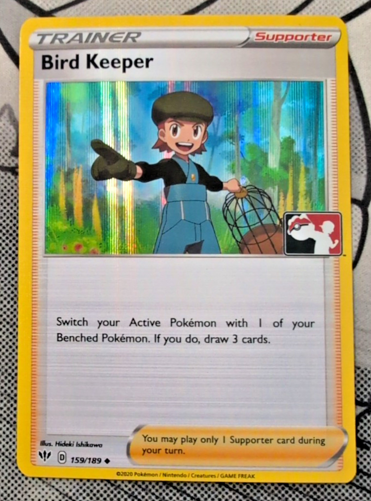 Bird Keeper 159/189 Holo Pokemon Play! Prize Pack Series 1