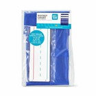 1 Blue pocket chart 15.25" x 22"  4  pockets teacher supply classroom  inserts