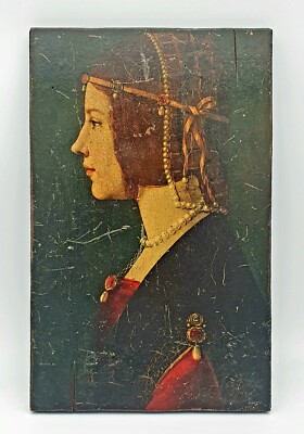Nach Leonardo da Vinci (1452-1519) Béatrice d'Este - Gemälde Porträt Rockwill