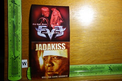 Alter Aufkleber Musik Band Gruppe EVE feat.Gwen JADAKISS Kiss Tha Game Goodbye