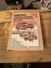 Chilton’s Truck And Van Repair Manual 1977-84 Hardcover Automotive Maintenance