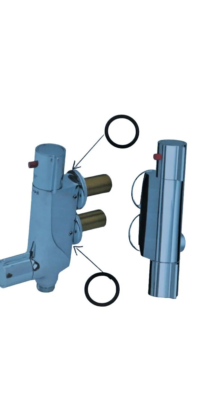 Genuine Caraflo V200 Caravan Thermostatic Shower Mixer Tap In Chrome - Foto 3