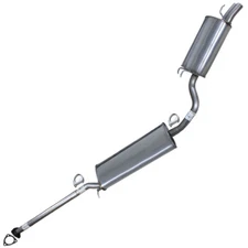 Stainless Steel Resonator Muffler Exhaust Kit fits: 2005-2008 Honda Pilot 3.5L