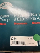 Engine Water Pump-Water Pump (Standard) Gates 42159 NOS