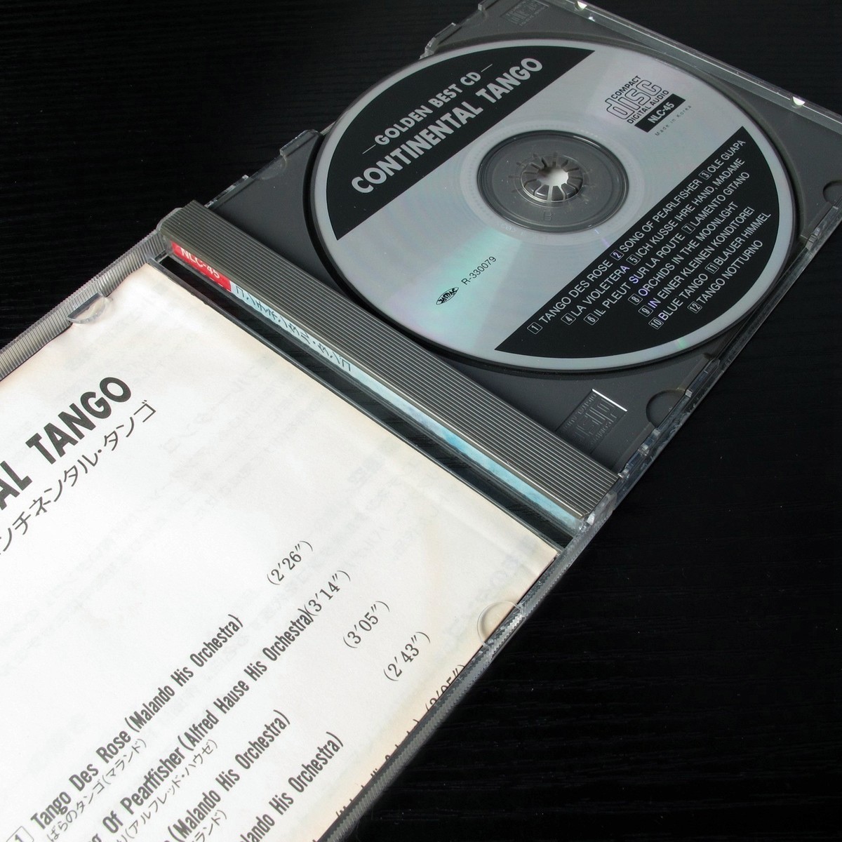 Golden Best CD Continental Tango JAPAN CD [Malando His Orchestra 