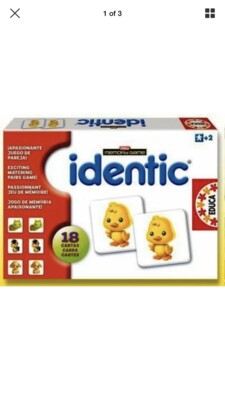 Educa Identic 18-Card Memory Game - Animals First Educational gams for babies