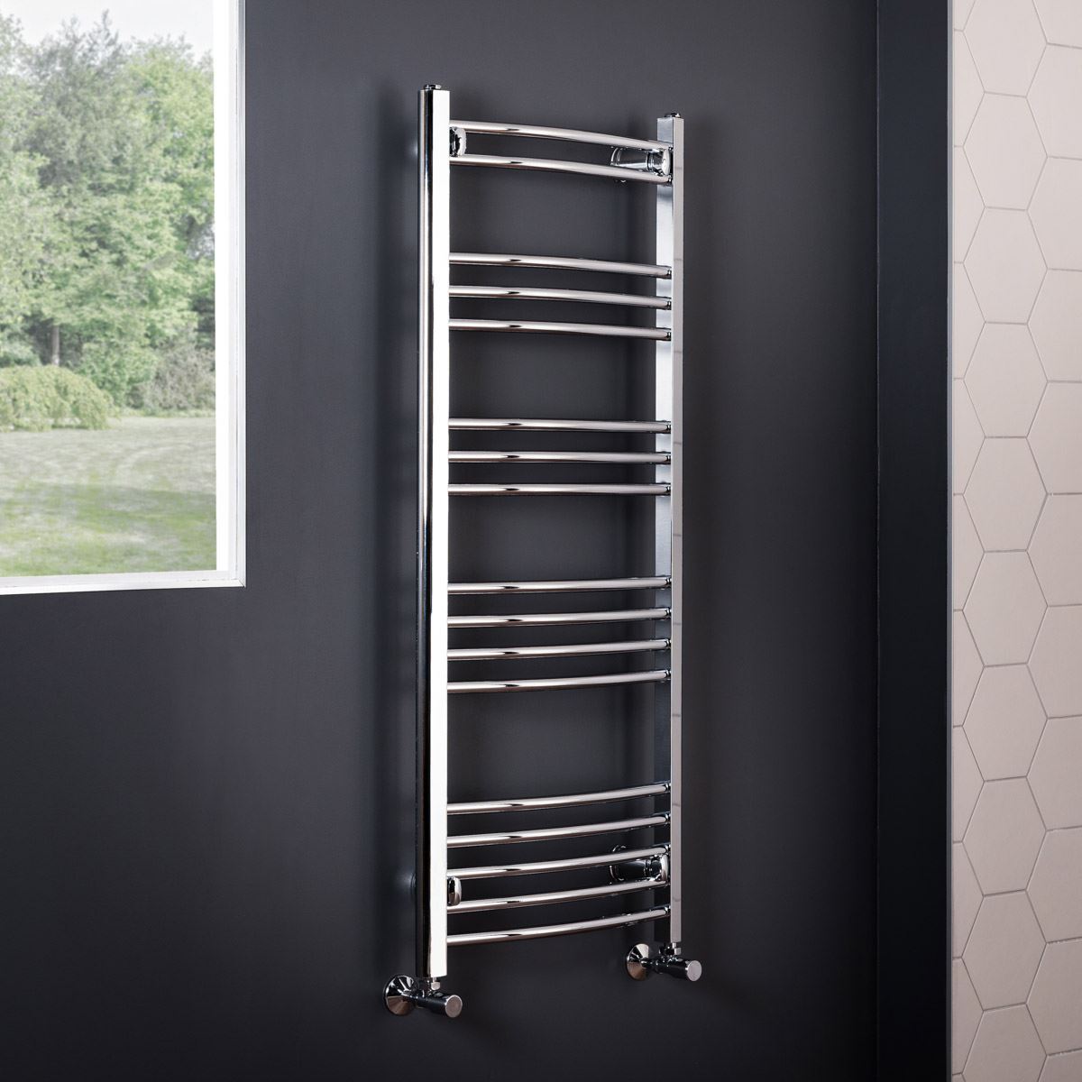 Bathroom Straight Heated Towel Rail Radiator Chrome - All Sizes BEST PRICE!  | eBay