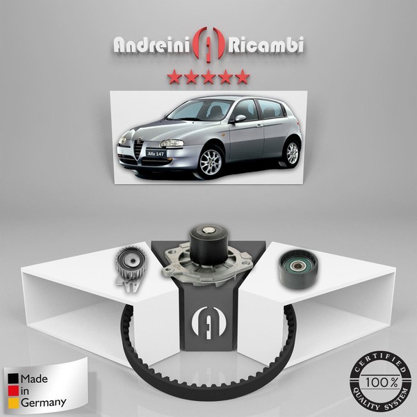 Set Vertrieb + Wasserpumpe Alfa Romeo 147 1.9 Jtd 103KW 140CV 2010->-image