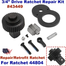3/4" Drive Ratchet Repair Kit Replacement Parts For Ratchet Model 44804 9PCS/SET