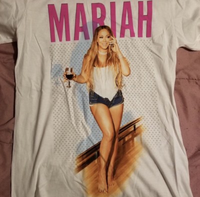 MARIAH CAREY OFFICIAL ALL THE HITS 2017 TOUR DATES T-SHIRT RARE S