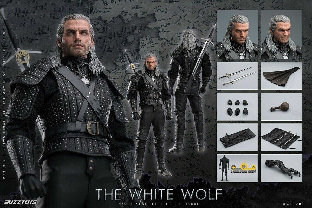 BUZZTOYS 1/6 白狼 未開封新品 BUZ001 The White New BUZZTOYS BUZ001 1/6 The White Wolf Geralt Henry Cavill