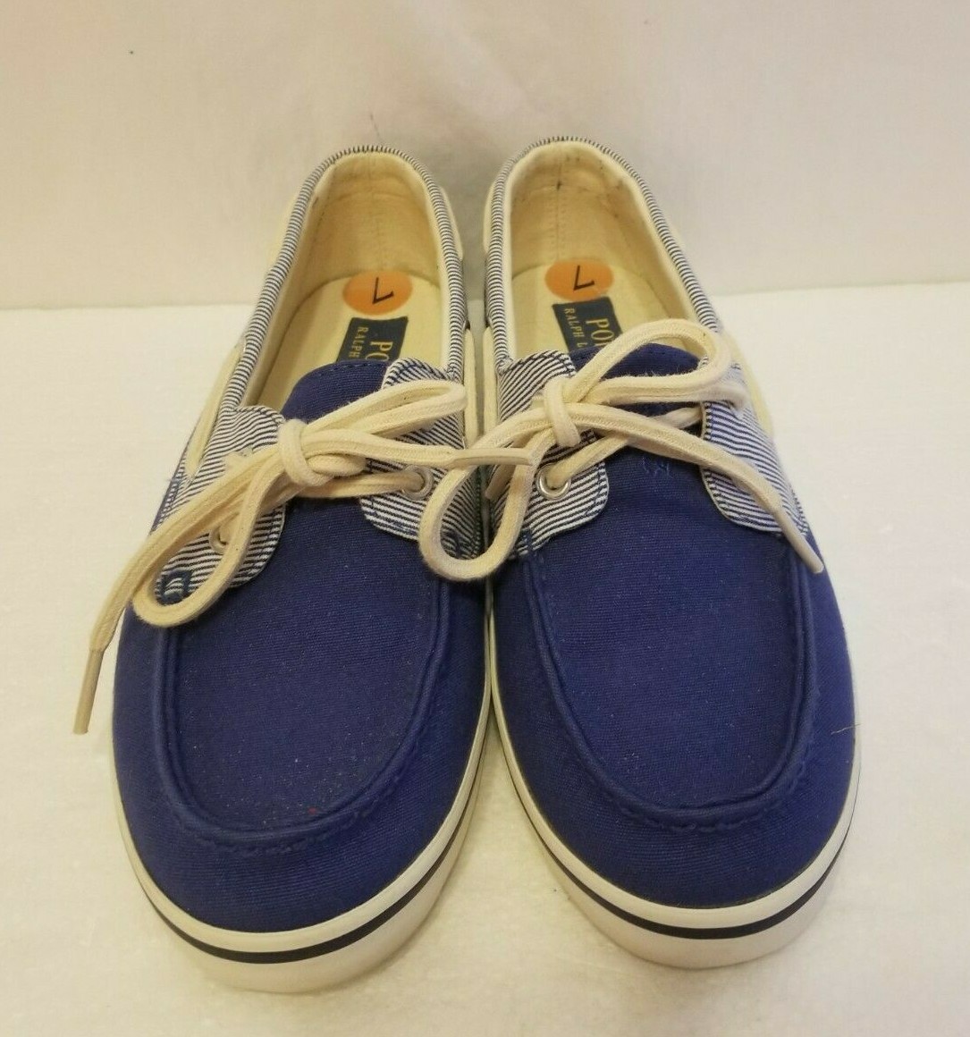 Women's Polo Ralph Lauren Blue Slip On 