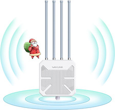 2025 AX1800 Wifi 6 Wireless Outdoor Access Point, Long Range Outdoor Wifi with P